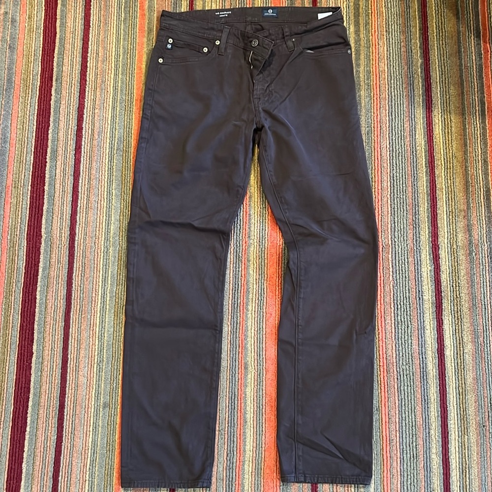 AG Jeans The Graduate Men’s Sueded Tailored Leg Brown 33/32